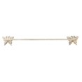 thumbnail image 1 of Whitewashed Cast Iron Butterfly Bath Towel Holder 28", 1 of 1