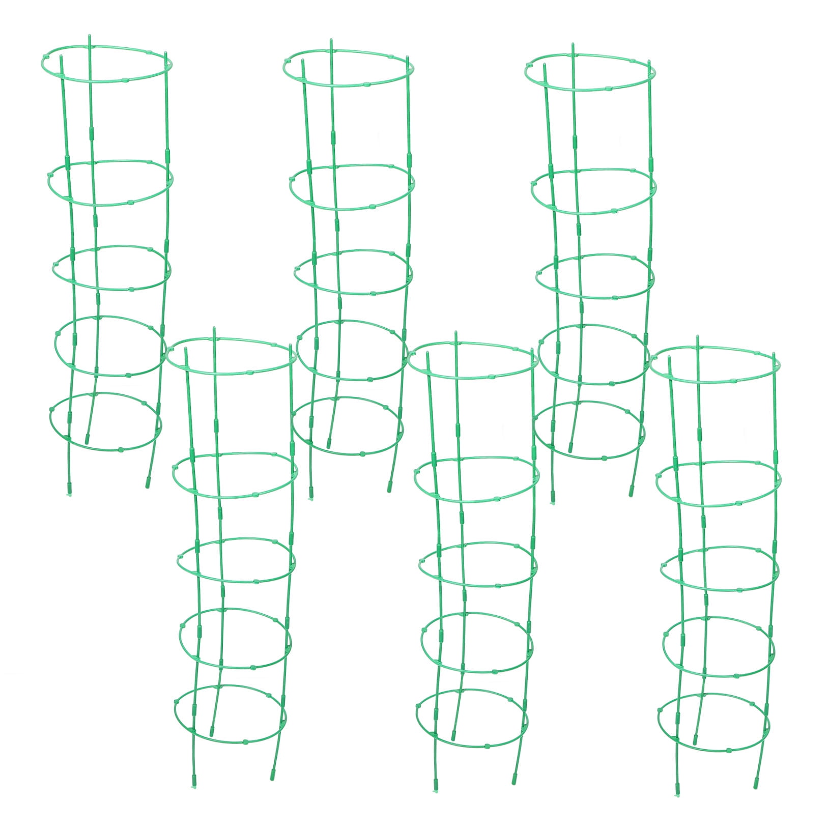 FRCOLOR 6 Sets of Garden Trellis For Mini Climbing Plants Adjustable Garden Plant Stakes Potted Plant Support Vegetables Flowers Vines Climbing Trellises