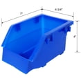 thumbnail image 4 of 6-Tier Dual-Sided Bin Rack with 60 Bins & Casters, 350lb Capacity, 4 of 14
