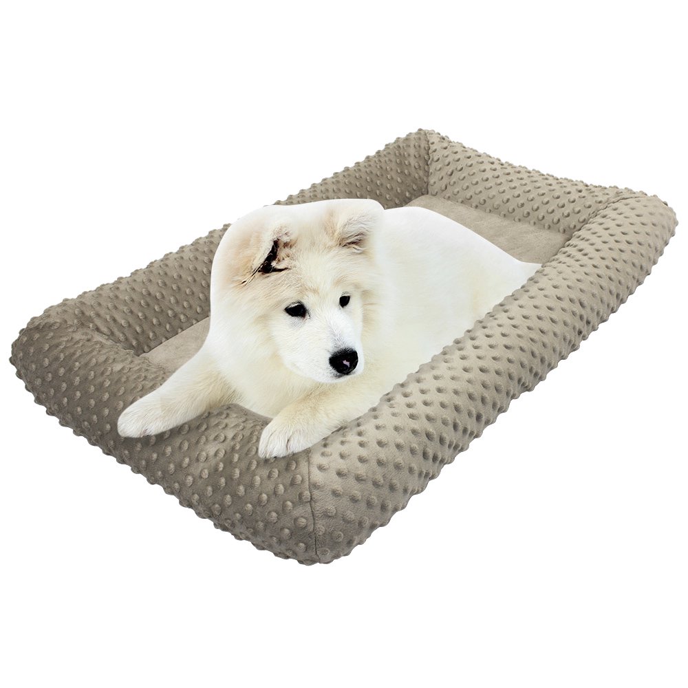 BV Pet Padded Plush Dog Bed, Kennel and Crate Mattress (36inch