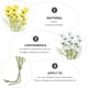 thumbnail image 5 of 6pcs Decoración de flores artificiales simuladas Bouquet Bouquet (blanco amarillo), 5 of 8