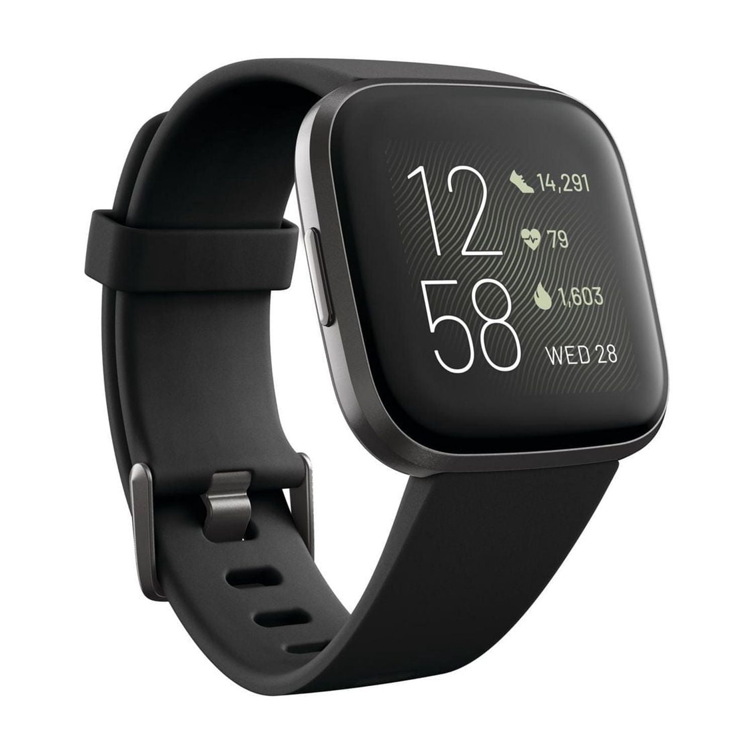 Fitbit Versa 2 スマートウォッチ ブラック/カーボン Fitbit Versa 2 Health and Fitness Smartwatch - Walmart.ca