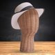 thumbnail image 1 of Soporte de cabeza de maniquí de ratán, modelo de cabeza de peluca, base estable hecha a mano, soporte de exhibición de peluca de sombrero rústico para, 1 of 10