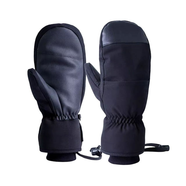 AWZXDE Ski Gloves Mens Winter Snowboard Warm Screen Cold Color Blocking Protection Water