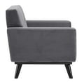 thumbnail image 2 of Modway Engage Modern Tufted Back Performance Velvet Armchair in Gray/Black, 2 of 3