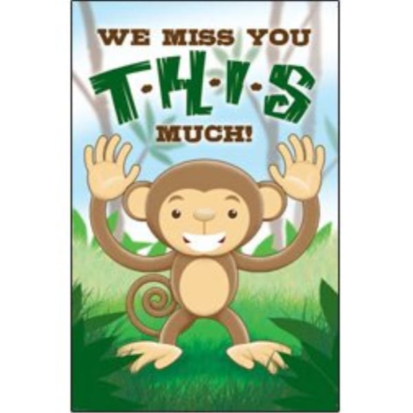 ... All Ages - Attendance We Miss You! Pkg. of 25 Postcards Miss You