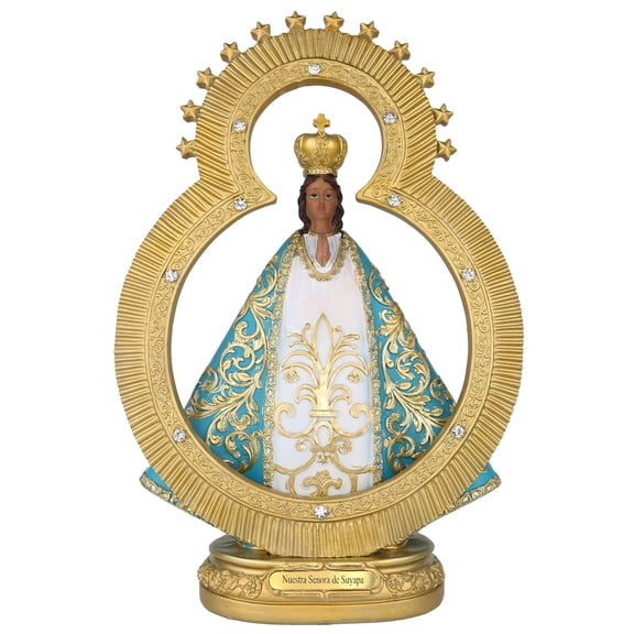 Nuestra Señora De Suyapa 12" Our Lady Of Suyapa Resin Catholic Home Decor Statue