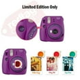 thumbnail image 3 of Fujifilm Instax Mini 9 Fuji Instant Film Camera Clear Yellow + 40 Film Deluxe Bundle, 3 of 13