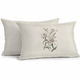 thumbnail image 2 of Lumbar Pillow Covers 20x12 Inch Set of 2, Vintage Floral Waterproof Outdoor Pillow Covers, Farmhouse Country Retro Flower Artwork Decorative Cushion Pillowcases for Couch, Sofa, Bed, Garden, Patio, 2 of 9