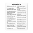 thumbnail image 5 of Scripture Walls Proverbs 7 Chapter White Bible Canvas Christian Wall Art Ready to Hang Unframed, 5 of 13
