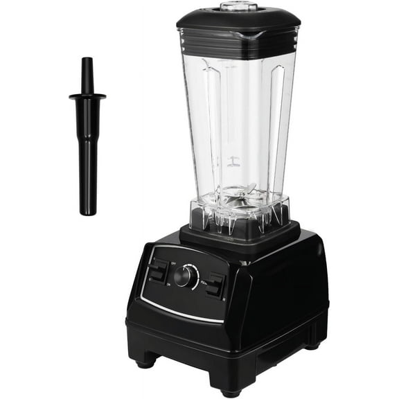3HP 2200W Heavy Duty High Speed 45000RPM Smoothie Blender, 68 Ounce (2L) Capacity, Black