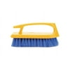Rubbermaid Commercial Long Handle Scrub Brush 6" Brush Yellow Plastic Handle/Blue Bristles 6482COB