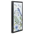 thumbnail image 2 of Stupell Industries Scandinavian Bluebird and Botanicals Black Floating Frame Canvas Art, 14 x 31, by Janet Tava, 2 of 7