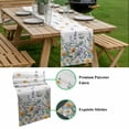 thumbnail image 5 of Floral Eucalyptus Leaves Table Runner - 70 Inch Long, Kitchen Dining Table Runner Dresser Scarves, Summer Botanical Watercolor Daisy Farmhouse Decor for Coffee Tables Wedding Party Banquet, 5 of 8