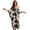 Brown Cow, variant on Kaftan Dresses for Women Plus Size Batwing Sleeve Caftans Long Bathing Suit Cover Up Maxi Beach Dress Plus Size Swimsuit Coverup Hawaii Flowers Leopard Loungewear Resort Wear