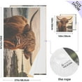 thumbnail image 3 of Coolnut Highland Cow Towels Highly Absorbent Cotton Towels Set of 2, Premium Spa & Hotel Quality Quick Dry Towel Set 54 x 27 Inches Washcloth Gift, 3 of 7