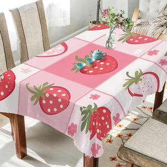 Elrene Home Fashions Callisto Tropical Floral Vinyl Tablecloth - 52x70 Inch, Waterproof & Stain-Resistant, Yellow