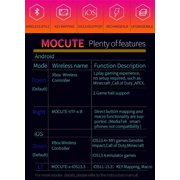 Mocute 061 Wireless Gamepad Wireless Left Right Split Game Controller Bluetooth Gaming Joystick for Android for IOS for PC