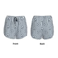 thumbnail image 3 of Pofeuu Nautical1 Print Women's Athletic Shorts Running Workout Shorts Tummy Control Quick Dry Gym Shorts with Pockets Double layer sports shorts-X-Large, 3 of 7