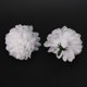 thumbnail image 5 of 60 Piezas Claveles Flor Artificial Seda Cabezas Esféricas Decoración de Boda Blanco, 5 of 5