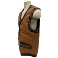 thumbnail image 4 of Warriors Faux Leather Vest - Mens Small, 4 of 5