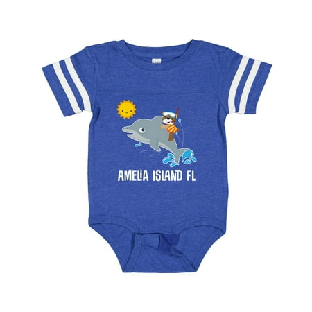 

Inktastic Amelia Island Florida Gift Baby Boy or Baby Girl Bodysuit
