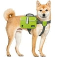 thumbnail image 5 of PetAmi Dog Backpack Saddle Bag for Medium Large Dogs, Saddlebag for Dogs to Wear, Harness Saddlebag for Hiking with Reflective Safety Side Pockets, Vest Dog Pack for Camping Travel (Green, Medium), 5 of 7