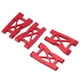 thumbnail image 3 of Brazo De Suspensión Delantera, Brazo De Suspensión Trasera Delantera De Metal De Aleación De Aluminio Resistente Al Desgaste Para Latrax Teton 1/18 RC Car ANGGREK Rojo, 3 of 8