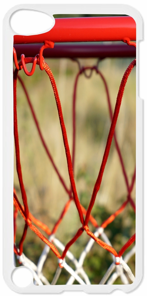 Basketball Net Hard White Plastic Case Compatible with the Apple iPod Touch 4th Generation