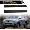 thumbnail image 3 of 1pair Front Bumper Grille Headlight Filler for Toyota Tacoma 4WD 95-97 Lower Headlamp Bumper Filler Trim Panels Driver Passenger Side No.5251335020, 3 of 5