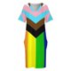 thumbnail image 4 of Vestido caído con bolsillo para mujer elegante traje de verano con bandera arcoíris venta orgullo progresivo, 4 of 7