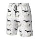 thumbnail image 4 of Fotbe Dachshund Dog Trajes de Baño Estampados para Hombre, Shorts de Verano de Secado Rápido, Ropa de Playa, Bañadores-3X-Large, 4 of 6
