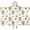 White Highland Cow-1, variant on Beige Buffalo Pattern Hooded Bath Towel,60"x35" for Ages 3 To 12 Kids, Quick Dry Lightweight Soft Microfiber Hood Beach Towel Cover Up for Kids
