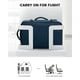 thumbnail image 2 of Mochila de viaje LOVEVOOK Carry on 50 L con puerto USB azul marino, 2 of 7