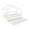 White, variant on Furnibear Twin House Bed Gray with Roll Out Trundle and DIY Roof, Solid Wood Frame Plywood Slat Support and Guardrail, No Box Spring