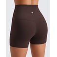 thumbnail image 5 of Shorts CRZ YOGA Butterluxe Biker tiro alto 10 cm marrón Talle L, 5 of 5