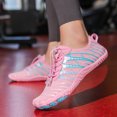 thumbnail image 5 of ChiVerve Hiking Barefoot Shoes for Women Men Breathable & Non-Slip Athletic Footwear Wide Toe Water Shoes, Designed for Walking & Running & Swimming | Pink, 5.5 Men, 5 of 9