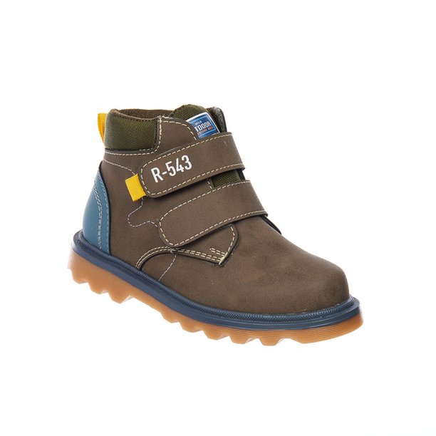 Botín Para Niños Con Velcro Casuales Cómodos Verde Militar verde 21 Incógnita 005A2C