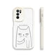 thumbnail image 1 of Mantenga su iPhone seguro con una obra de arte única: funda para teléfono plateada mate de doble capa para iPhone15 Pro Max 14 13 12 Pro 11, 1 of 4