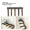 thumbnail image 4 of Bird Ladder, Bird Wooden Ladder Grinding Claws Multi Step Ladder  Perch Ladder Strong And Stable  Perch Ladder For Small Medium, 4 of 8