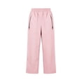 thumbnail image 2 of APEXFWDT Women's Packable Rain Pants Lightweight Nylon Waterproof Hiking Fishing Pants Elastic Waist Casual Pant for Outdoor,M,Pink, 2 of 7