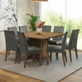 thumbnail image 2 of Juego de Comedor Mesa de Madera con 8 Sillas Marrón/Silver Doris Madesa, 2 of 10