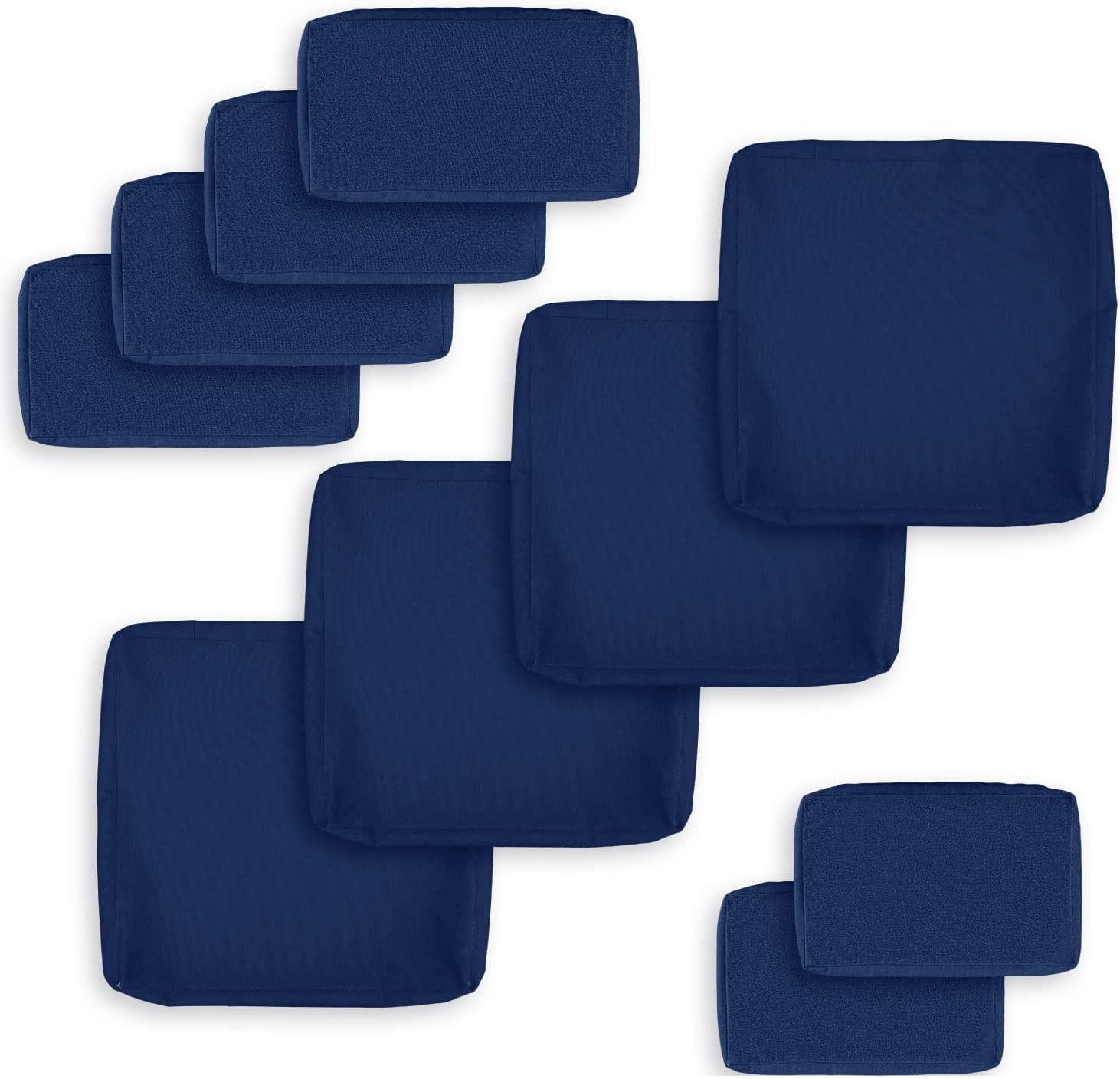 NICESOUL® Outdoor Sofa Seat Cushion Covers Replacement for Patio