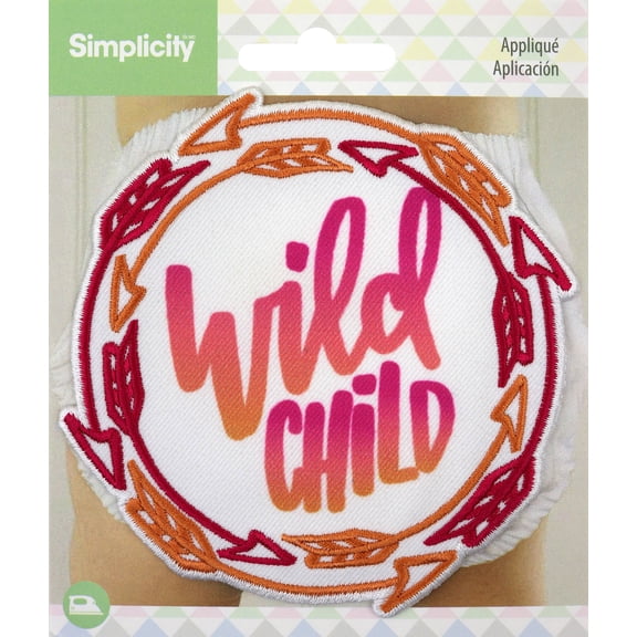 Wild Child - Wrights Baby Iron-On Applique