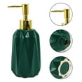 thumbnail image 5 of Unique Bargains 1 Pc Simple Diamond Shape Soap Pump Dispenser for Bathroom Hotel 300ml Green, 5 of 6