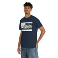 thumbnail image 3 of Northern Pike Fishing American Flag T-Shirt, 3 of 4