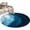 Blue, variant on Navy Blue Waves Round Area Rug 3.3Ft Washable Circle Rugs for Dining Room Table, Coastal Summer Beach Ocean Non-Slip Carpet Floor Mats Indoor Outdoor Carpet Runner Aesthetic Home Decor