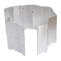 LULULION 1Pc Portable Aluminum Alloy Camping Windshield for Outdoor Barbecue Stove Efficiency