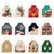 thumbnail image 5 of Delantal de lino con diseño navideño de Papá Noel, cocina casera, accesorios para fiesta y horneado, 5 of 5