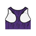 thumbnail image 2 of Effete Feline Claw Marks Scratch Sports Bra (AOP), 2 of 4